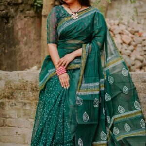 সেমি মসলিন শাড়ি