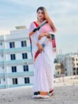 সেমি মসলিন শাড়ি