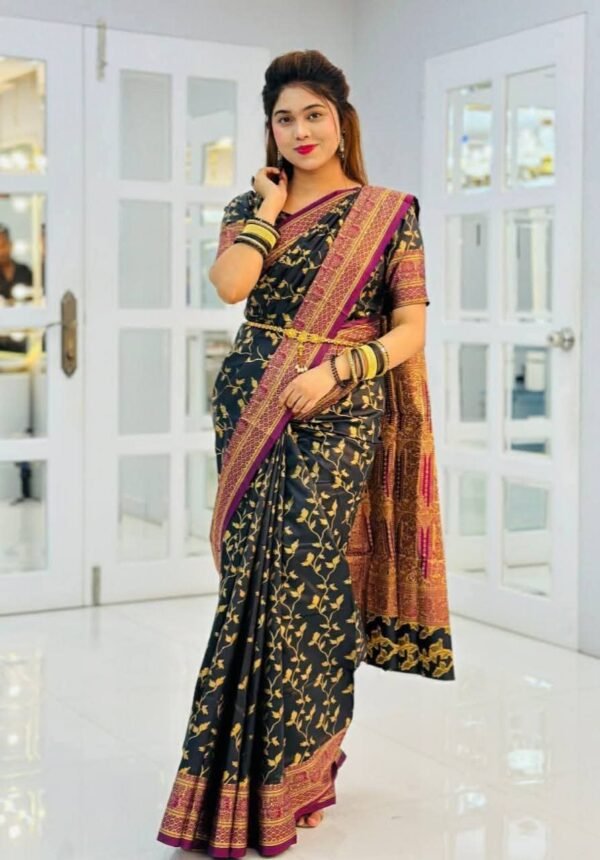 কাশ্মীরি লতা শাড়ী